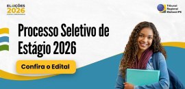 TRE-PE abre seleção para estagiários de nível superior em 2026
