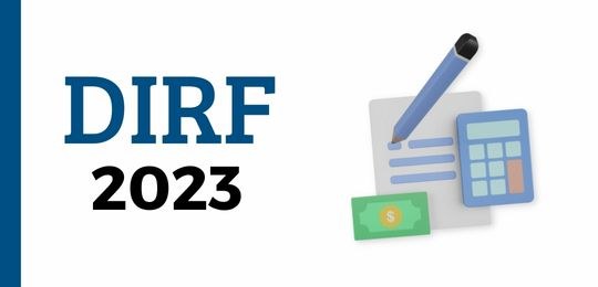 Banner contendo link para comprovantes de Imposto de Renda 2022
