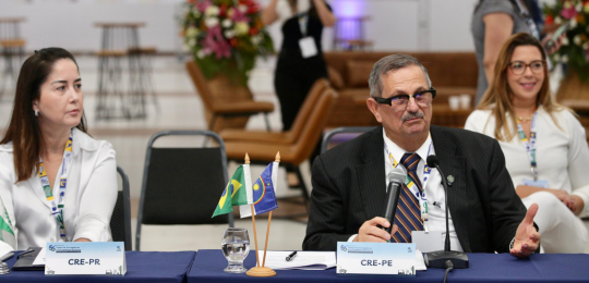 TRE-PE 56º Encontro do CCORELB começa em Gravatá (PE) com a participação das Corregedorias Regionais Eleitorais de todo o país 56º Encontro do CCORELB começa em Gravatá (PE) com a participação das Corregedorias Regionais El...