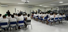 TRE-PE leva atendimento itinerante a pessoas privadas de liberdade no Presídio de Igarassu