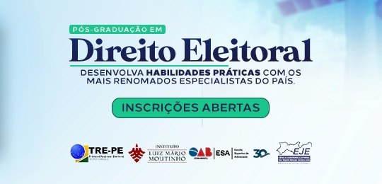Curso de Pós-Graduação Lato Sensu em Direito Eleitoral Curso de Pós-Graduação Lato Sensu em Direito Eleitoral