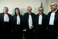 Presidente em exercício com os novos Desembargadores Eleitorais
