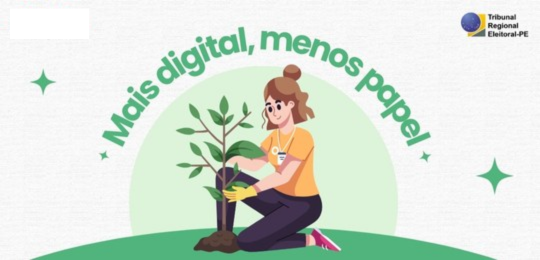 Dia da Árvore: TRE-PE destaca prática sustentável voltada à economia de papel Dia da Árvore: TRE-PE destaca prática sustentável voltada à economia de papel