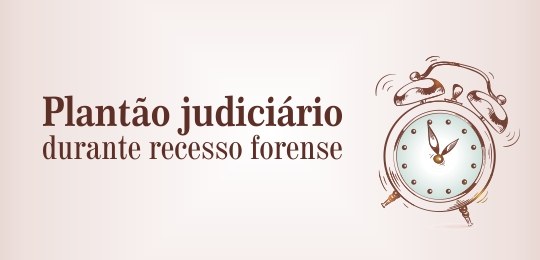 Os desembargadores estarão em plantão nos dias estabelecidos para casos de urgência em medidas j...