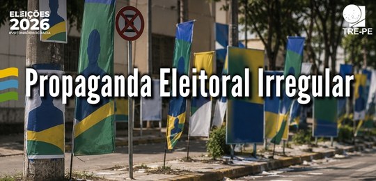 Fiscalização do TRE-PE retira mais de mil bandeiras das ruas do Recife