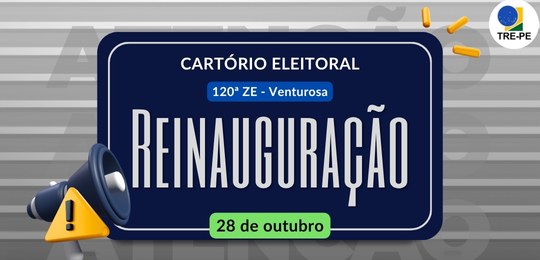 Fórum da Comarca de Venturosa tem previsão de reinauguração para o dia 28/10/2025