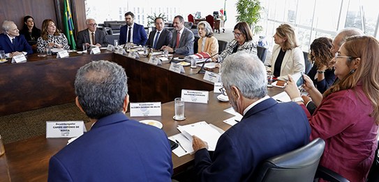 Foto: Alejandro Zambrana/Secom/TSE - Reunião com Presidentes dos TREs - 24.03.2026