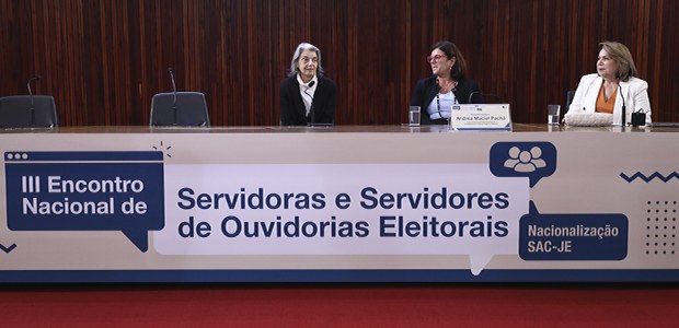 III Encontro Nac Servidoras e Servidores Ouvidorias Eleitorais - Foto: Luiz Roberto/Secom/TSE 02.06.2025 III Encontro Nac Servidoras e Servidores Ouvidorias Eleitorais - Foto: Luiz Roberto/Secom/TSE 02...