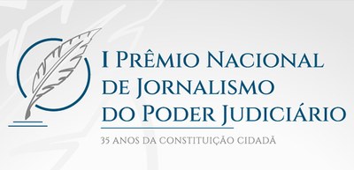 Logo Primeiro Prêmio Nacional de Jornalismo do Poder Judiciário