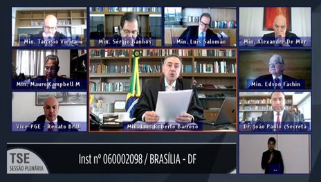 Plenário do TSE aprova Resolução que suspende consequências para quem não votou nas Eleições 2020 Imagem do TSE