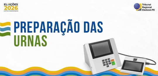Ao todo, 23.979 urnas serão preparadas em Pernambuco