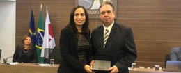 No evento, o des. Agenor Ferreira de Lima Filho recebeu homenagem da Comissão de Direito Eleitor...