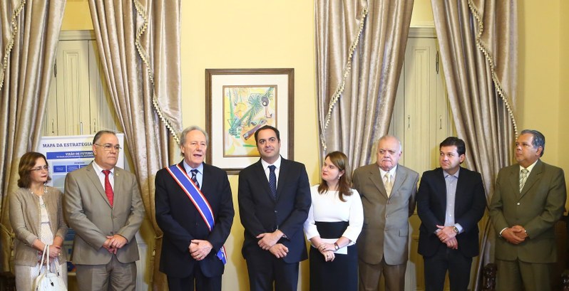 Presidente do TRE-PE participa de solenidade para assinar convênio do Audiência de Custódia Presidente do TRE-PE participa de solenidade para assinar convênio do Audiência de Custódia