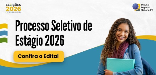 TRE-PE abre seleção para estagiários de nível superior em 2026
