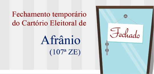 TRE-PE- Afrânio fecha cartório para manutenção