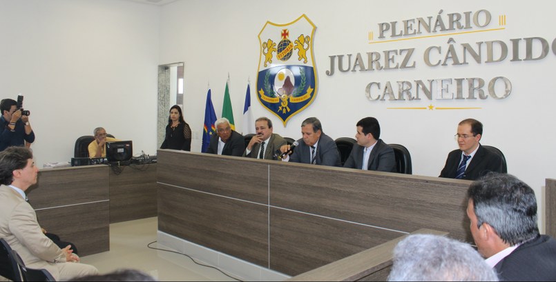 TRE-PE - Biometria - Audiência pública em Vitoria de Santo Antão Audiência pública em Vitoria de Santo Antão - Presidente Antônio Carlos