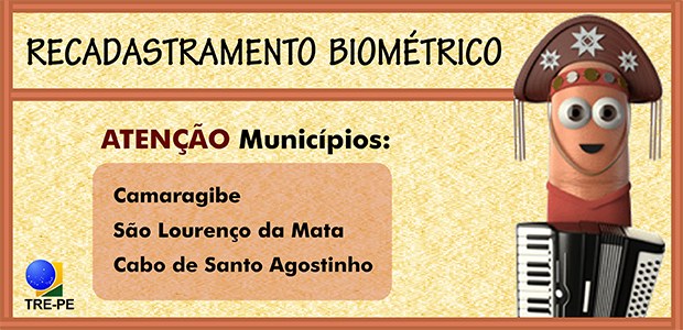 TRE-PE - Biometria Camaragibe, São Lourenço e Cabo