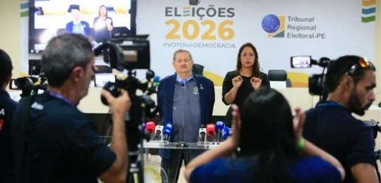 TRE-PE - Coletiva do Presidente - Primeiro turno das Eleições 2026