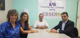 TRE-PE visita o Hospital das Clínicas com proposta de convênio


