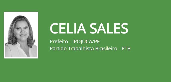 TRE-PE - Eleição suplementar Ipojuca - Célia Sales Eleição suplementar Ipojuca - Célia Sales