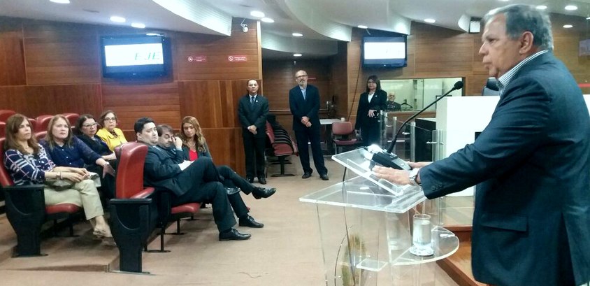 Eleitor do futuro - Reunião com juízes - Presidente Antônio Carlos