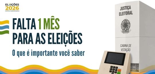 Falta 30 dias para Eleição