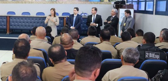 Reunião com a PM beneficiará forças de segurança 