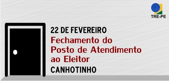 tre-pe fechamento cartório canhotinho