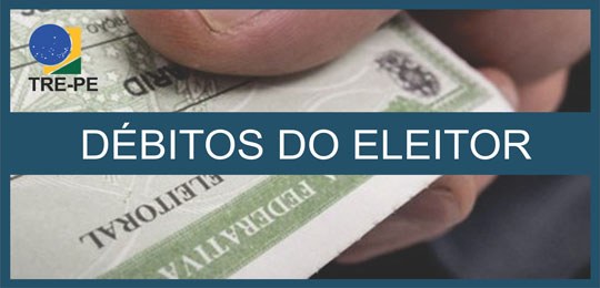 TRE-PE imagem débitos do eleitor 2 Imagem relativa aos débitos do eleitor TRE-PE
