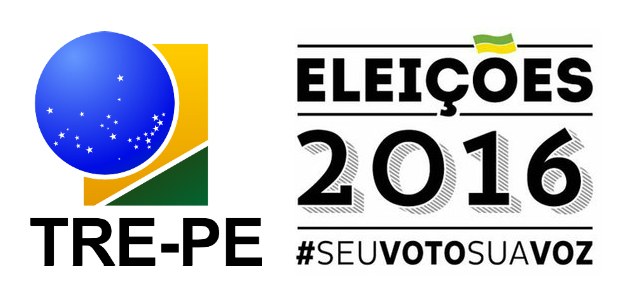 Logo Eleições 2016 com logo TRE-PE
