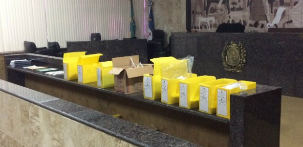 TRE-PE-Material-Mesários-Belo Jardim Material dos mesários de Belo Jardim já estão prontos