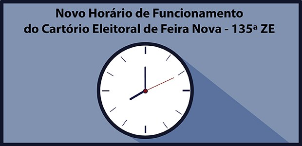 TRE-PE - Novo Horário Cartório Eleitoral 135 ZE