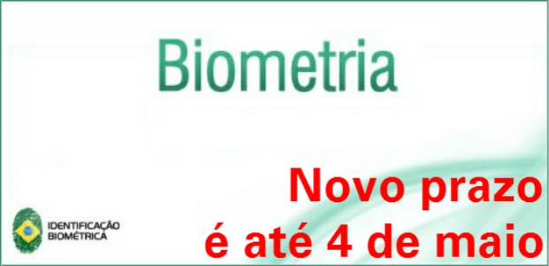 TRE-PE - Novo prazo Biometria Banner para matéria com novo prazo para Biometria