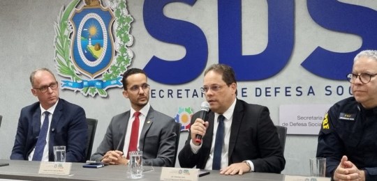 TRE-PE participa de coletiva de imprensa na SDS sobre a preparação para o 2º turno Assessor de segurança representou o Tribunal no evento