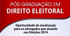 EJE oferece Pós-Graduação em Direito Eleitoral