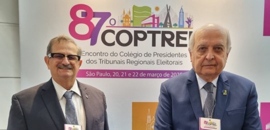 Presidente e vice do TRE-PE participam do 87° Coptrel
