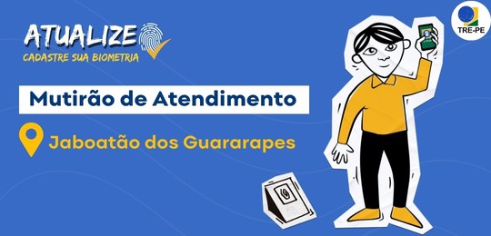TRE-PE promove novo mutirão de biometria em Jaboatão dos Guararapes TRE-PE promove novo mutirão de biometria em Jaboatão dos Guararapes