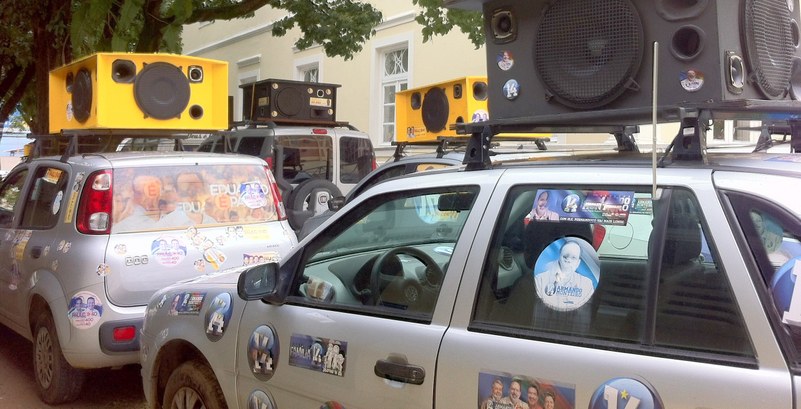TRE-PE- Propaganda irregular 1 Carros de som apreendidos pelo TRE-PE