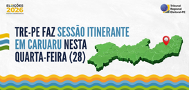 TRE-PE realiza sessão presencial itinerante em Caruaru nesta quarta-feira (28)