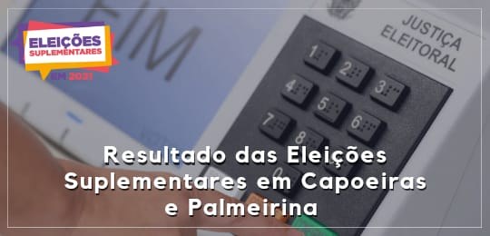 TRE-PE- Resultados das Eleições Suplementares