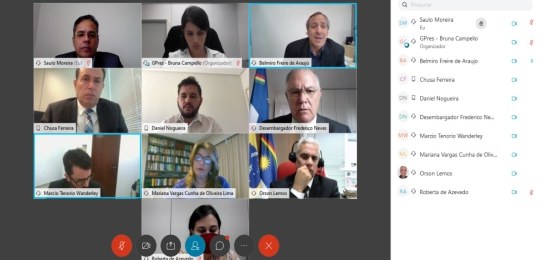 TRE-PE reunião planejamento segurança eleitor Foto da reunião planejamento segurança eleitor
