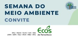 Convite para a semana do meio ambiente