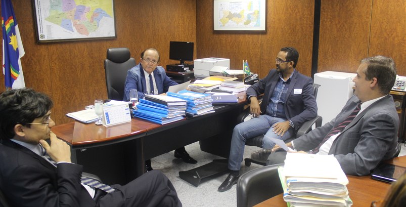 Secretário de Comunicação da Prefeitura de Goiana, Fernando Chalegre fez uma visita ao President...
