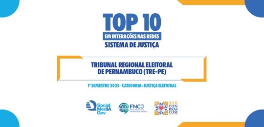 TRE Pernambuco está entre os dez tribunais mais engajados nas redes sociais