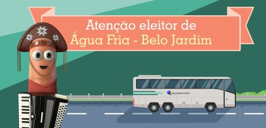 Unidade de atendimento móvel do TRE-PE chegará ao distrito de Água Fria, em Belo Jardim Região terá reforço do recadastramento obrigatório entre os dias 23 de setembro e 07 de outubro