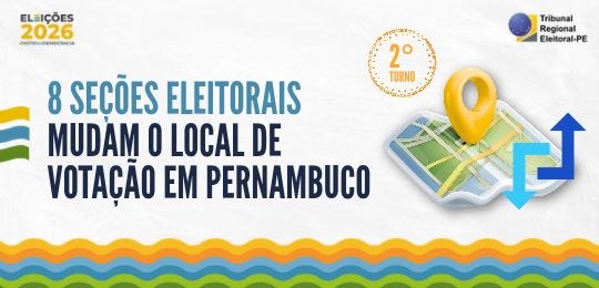 2º turno: 8 seções eleitorais terão mudança de endereço em Pernambuco