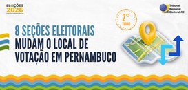 2º turno: 8 seções eleitorais terão mudança de endereço em Pernambuco