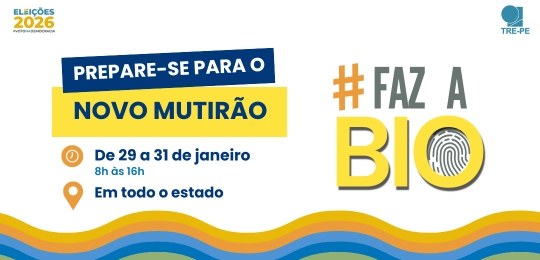 Tribunal realizará, em janeiro, terceiro mutirão para coleta de biometria e emissão do primeiro ...