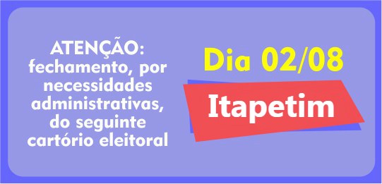 Cartório de Itapetim terá atividades suspensas a partir de quinta-feira (02/08)