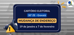 Cartório Eleitoral de Gravatá funciona em endereço provisório